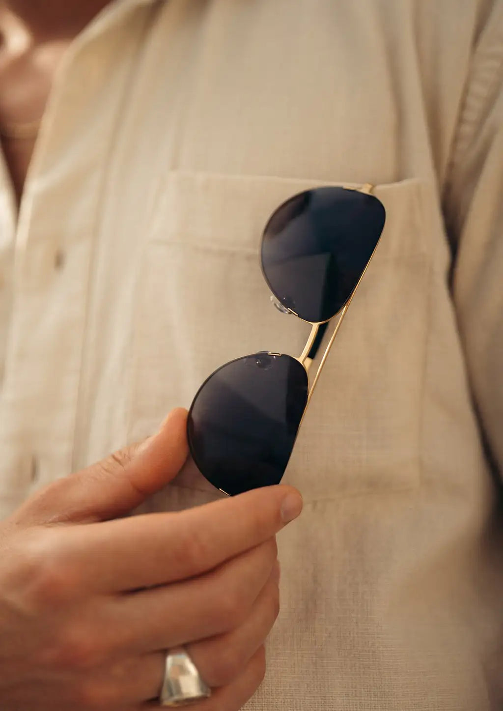 Titanium Aviators - V2 - Changeable Lenses Sunglasses