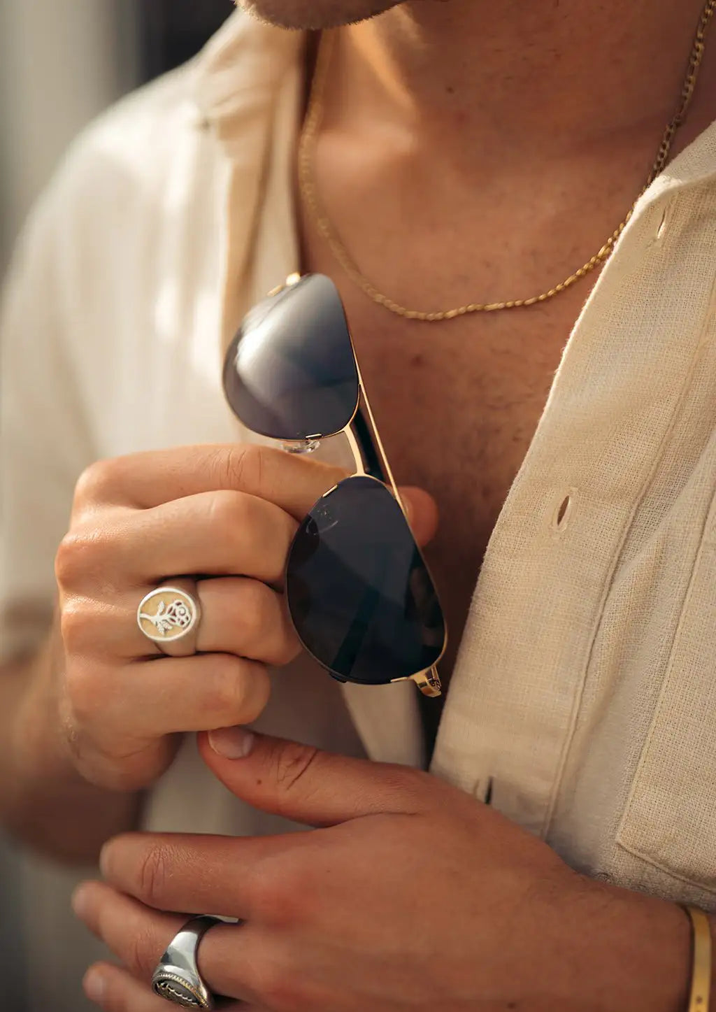 Titanium Aviators - V2 - Changeable Lenses Sunglasses