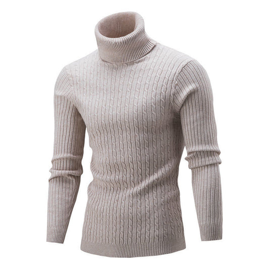 Cotton Layering Turtleneck Sweater