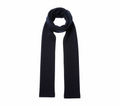 Navy blue Good Cashmere scarf on a white background