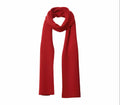 Red Good Cashmere scarf on a white background
