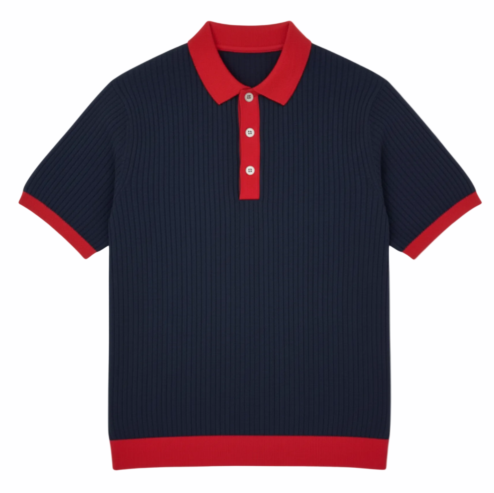 Men_s_Cotton_12GG_Short_Sleeve_Polo_Navy_w_Red_Trim