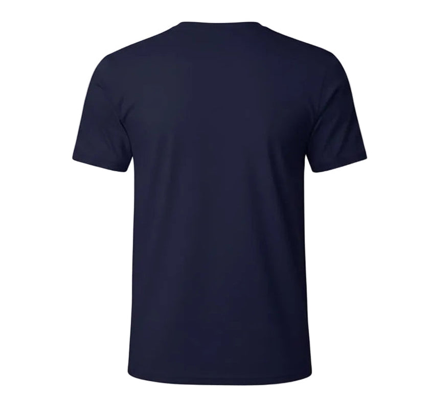  Navy Organic Cotton T-shirt Back