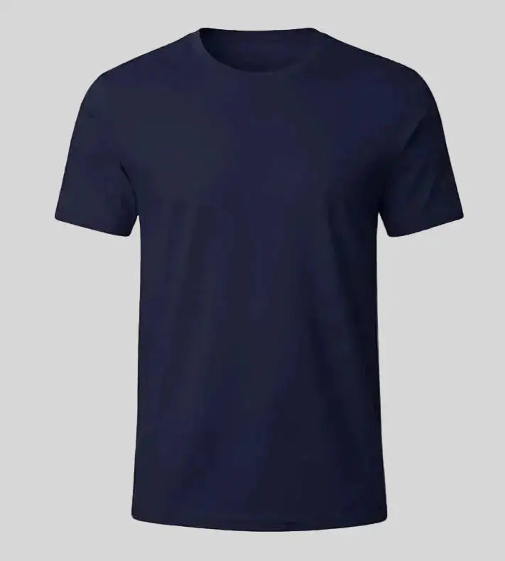  Navy Organic Cotton T-shirt Front 
