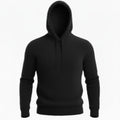 Cashmere Hoodie Black - Front No Hotspot