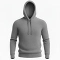 Cashmere Hoodie Gray - Front
