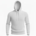 Cashmere Hoodie White - Front