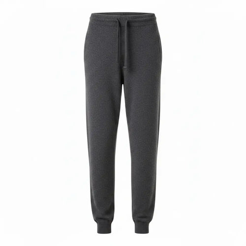 Cashmere Joggers Dark Gray - Front
