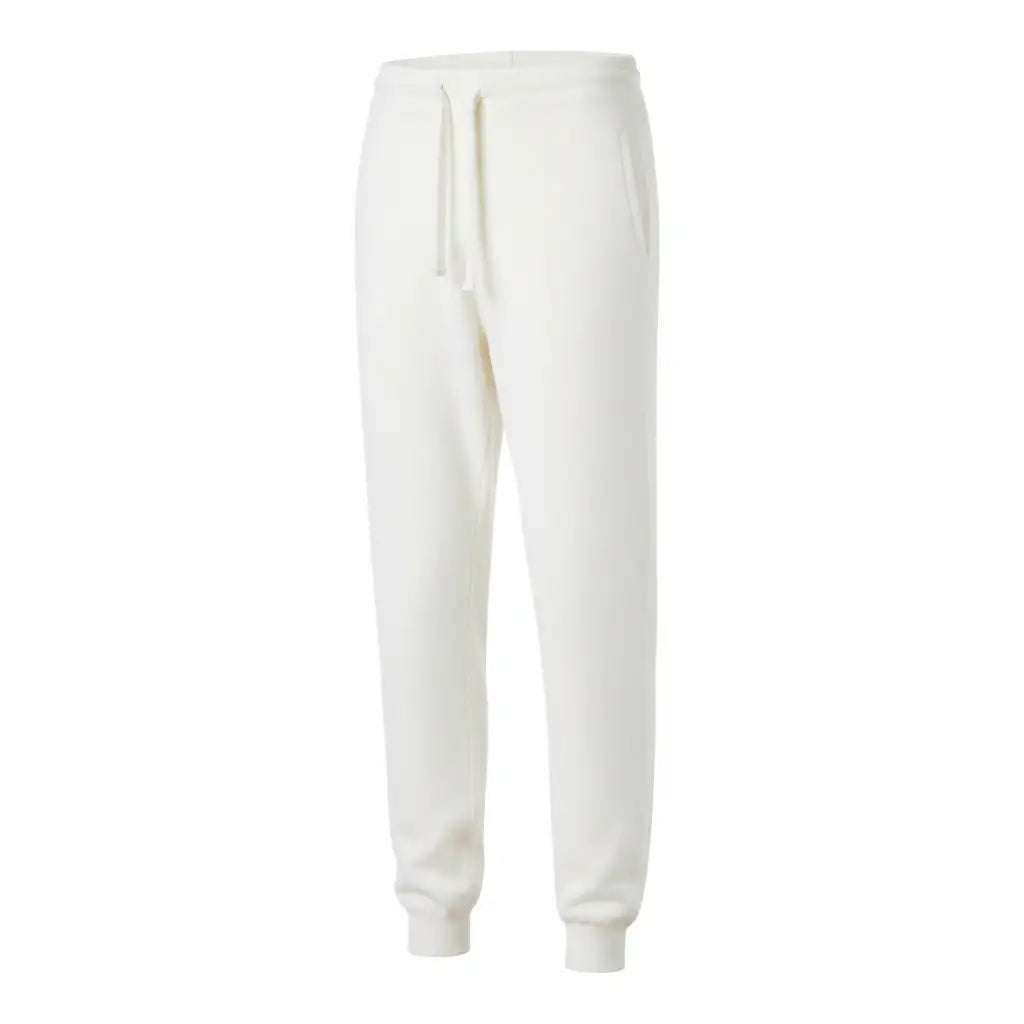 Cashmere Joggers White - Side