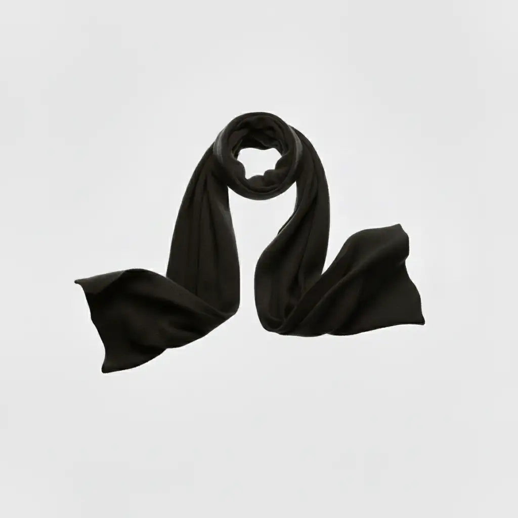 Cashmere Scarf - Jet Black