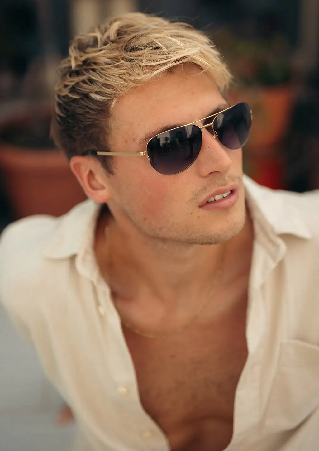 Titanium Aviators - V2 - Changeable Lenses Sunglasses