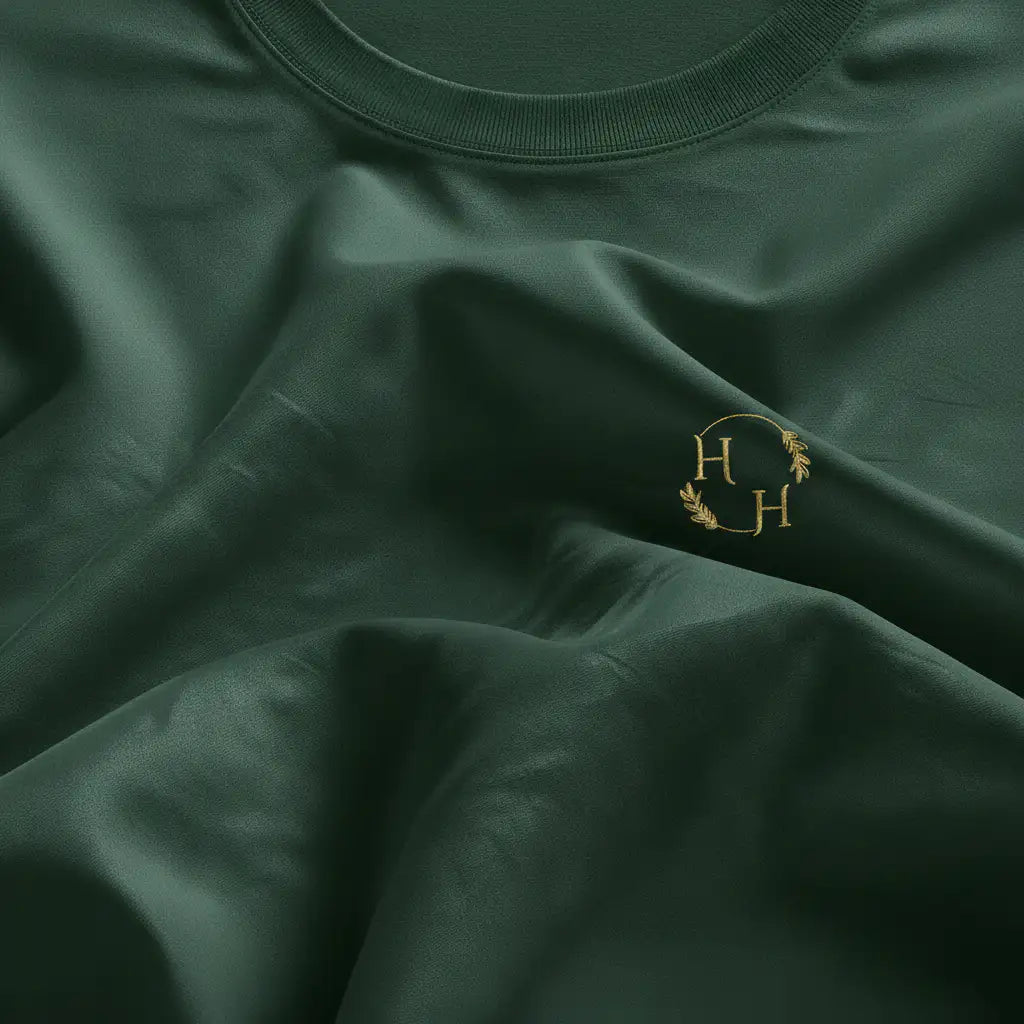 Forest Tee — Chest Close-Up