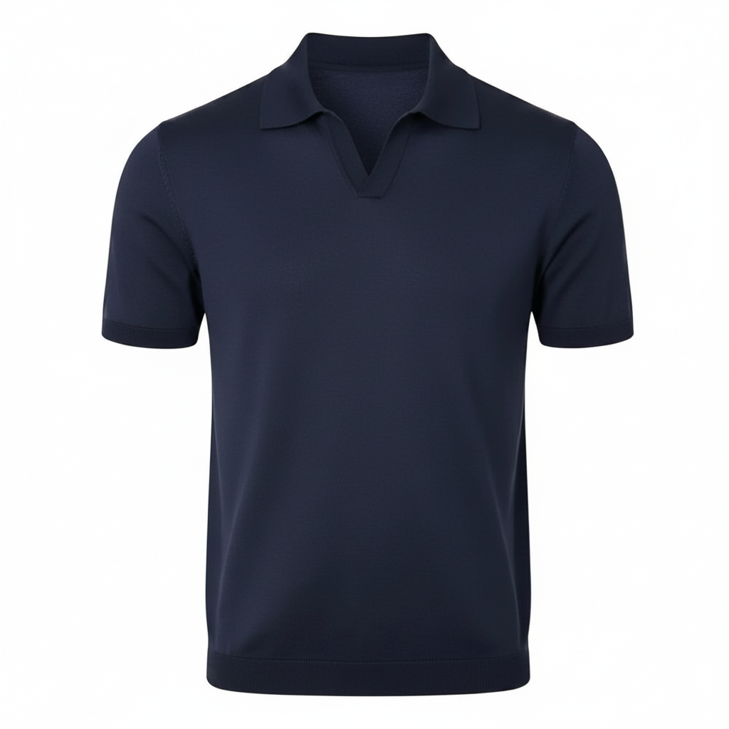 Front Hero - Navy Polo