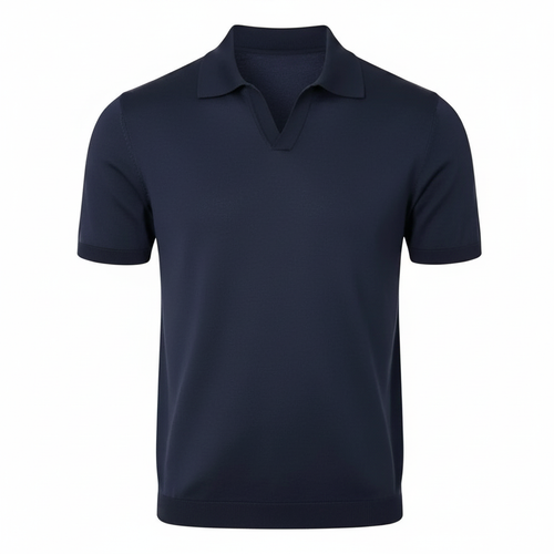 Front Hero - Navy Polo