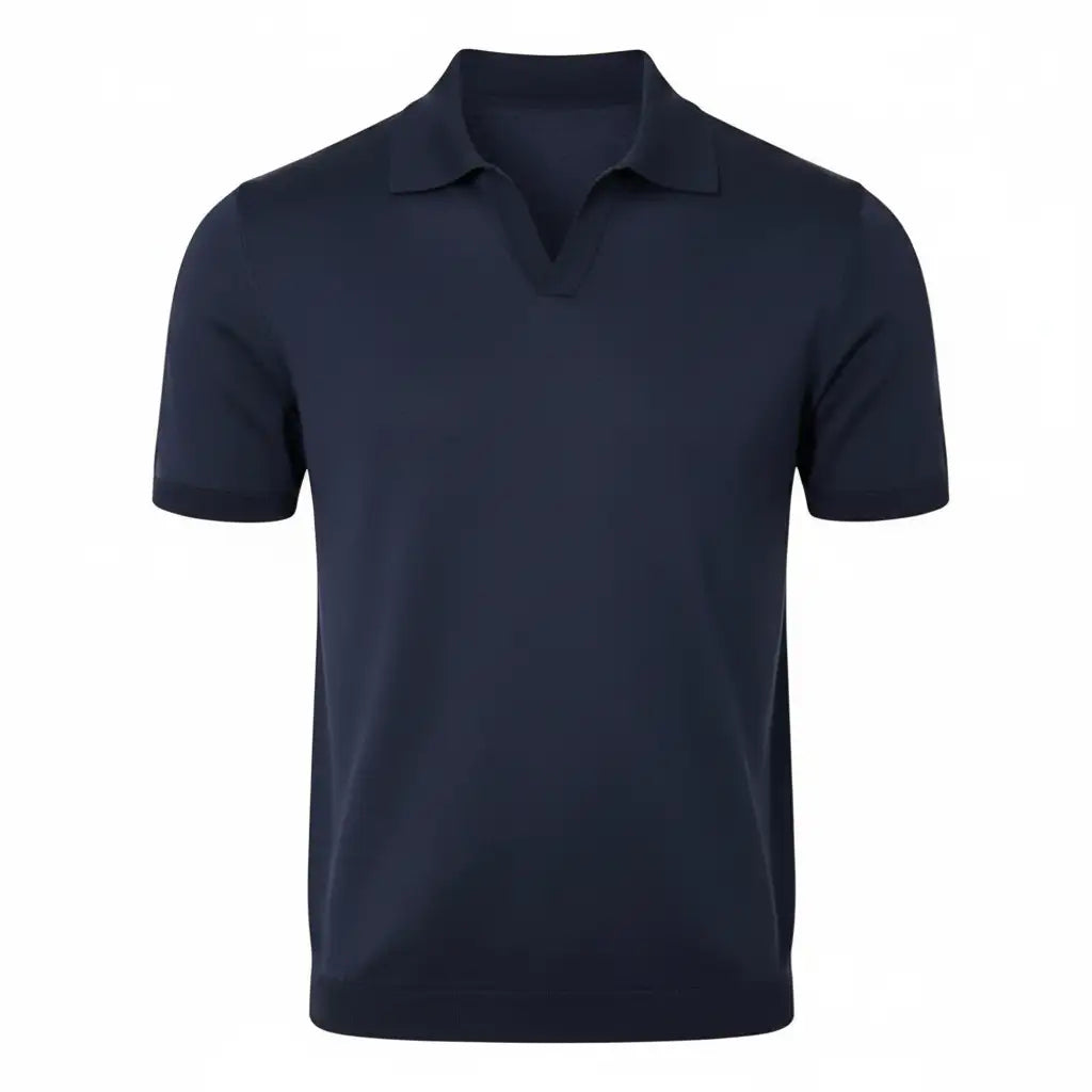 Front Hero - Navy Polo
