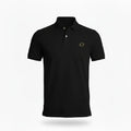Pure Pima Polo — Jet Black with Correct HH Logo