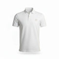Pure Pima Polo — White Clean Ghost No Label