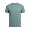 Supima Tee — Baltic Color Matched to Slate Structure